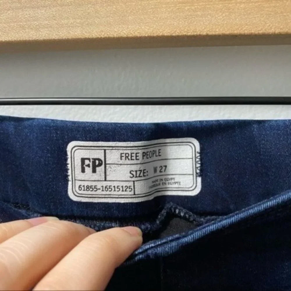 Free People Easy Goes It Denim Jean Leggings
